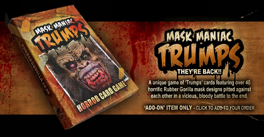 HORROR TOP TRUMPS CARDS